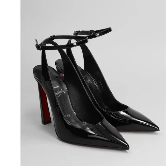 Authentic Christian Louboutin Condora sling 100 - Picture 2 of 8